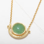 Luna Gemstone Pendant Necklace - On Sale 🤑: Amazonite