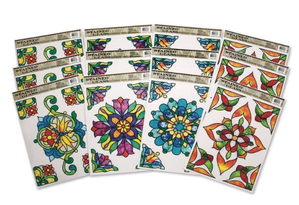 Stained Glass Window Stickers