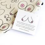 Valentines Day Gift for Her - Boob Heavy Canvas Makeup Pouch