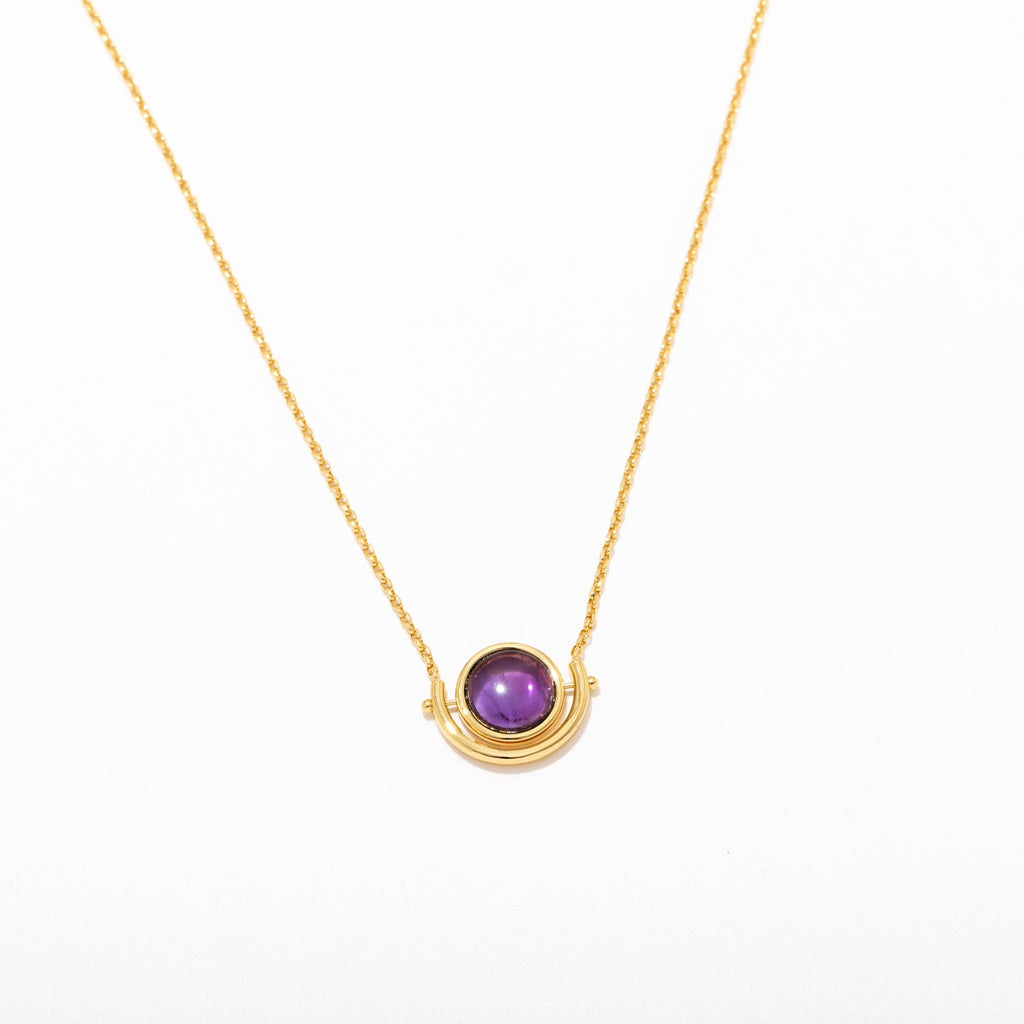 Luna Gemstone Pendant Necklace - On Sale 🤑: Amazonite