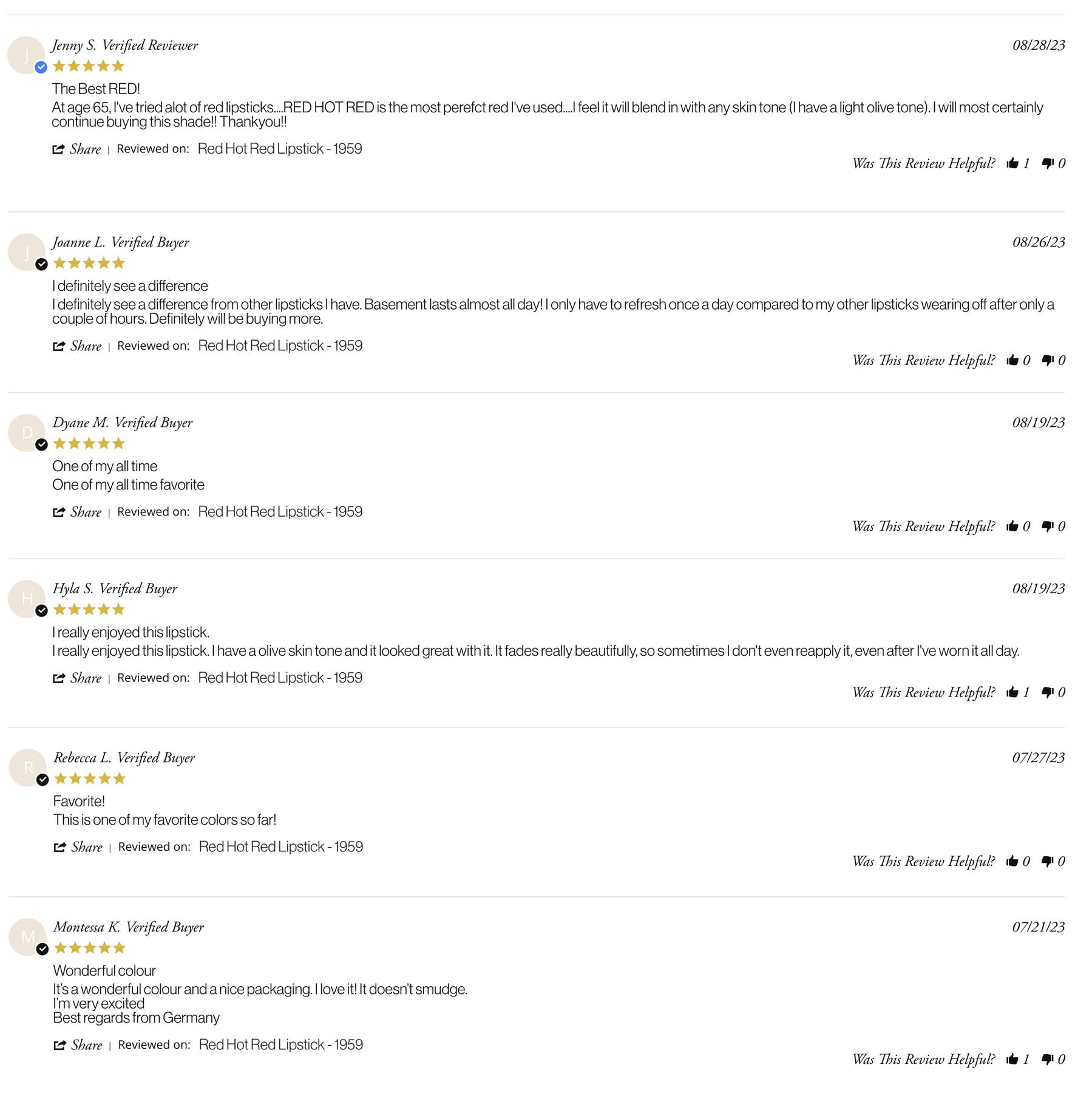 Red Hot Red Lipstick